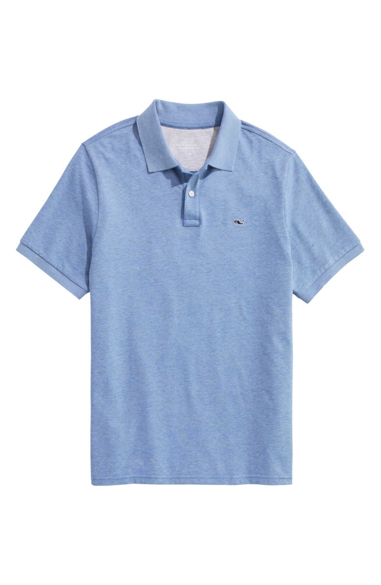 vineyard vines Edgartown Piqué Performance Polo, Alternate, color, Club Blue