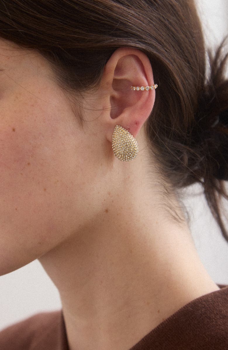 BaubleBar Jazzlyn Drop Earrings, Alternate, color, Clear