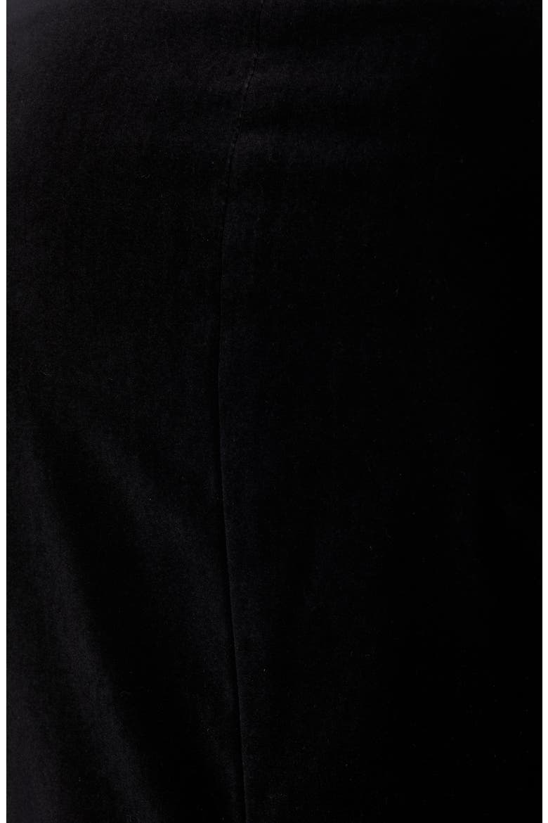 Classic Fit Stretch Cotton Velvet Dinner Jacket, Alternate, color, BLACK