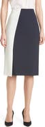 BOSS Vianno Colorblock Pencil Skirt