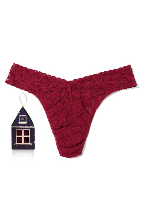 Gingerbread House Original Rise Thong