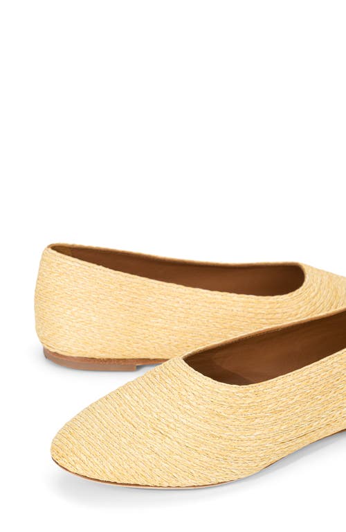 Staud Alba Raffia Ballet Flat