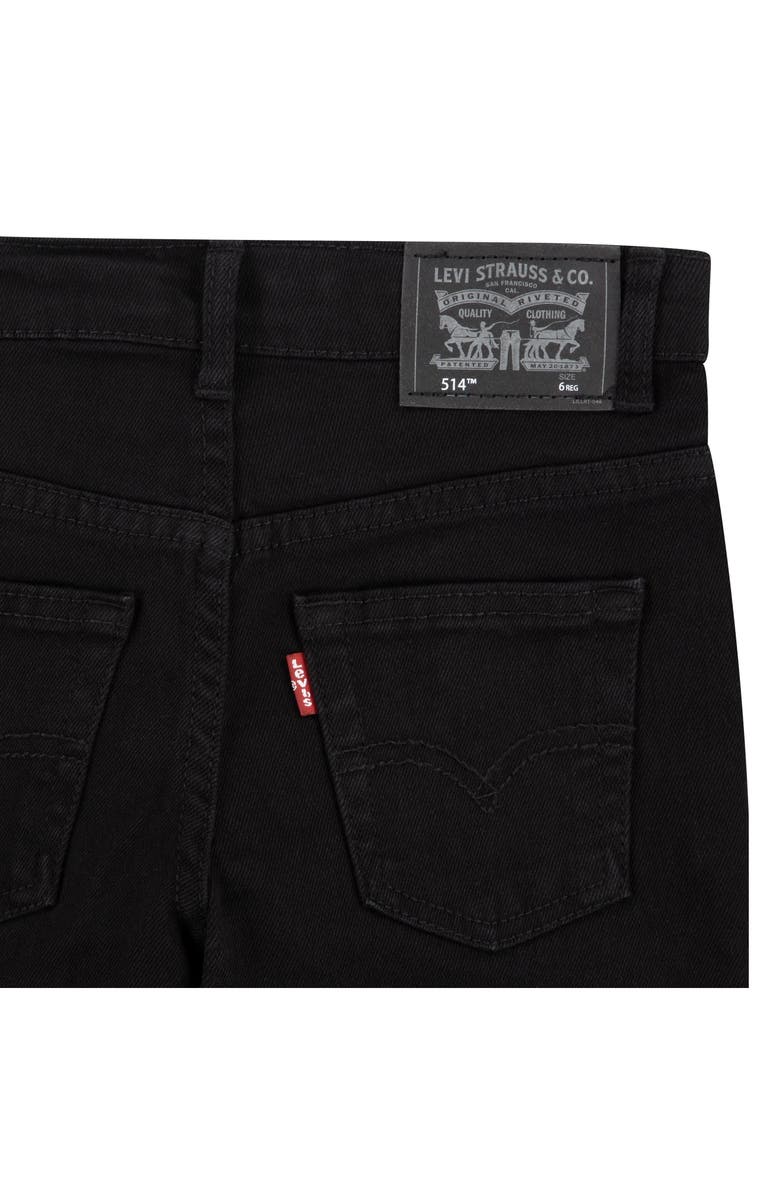 Levi's<sup>®</sup> Kids' 514<sup>™</sup> Performance Straight Leg Jeans, Alternate, color, Black