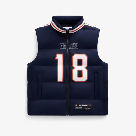 Unisex Caleb Williams Navy Chicago Bears Player Puffer Vest