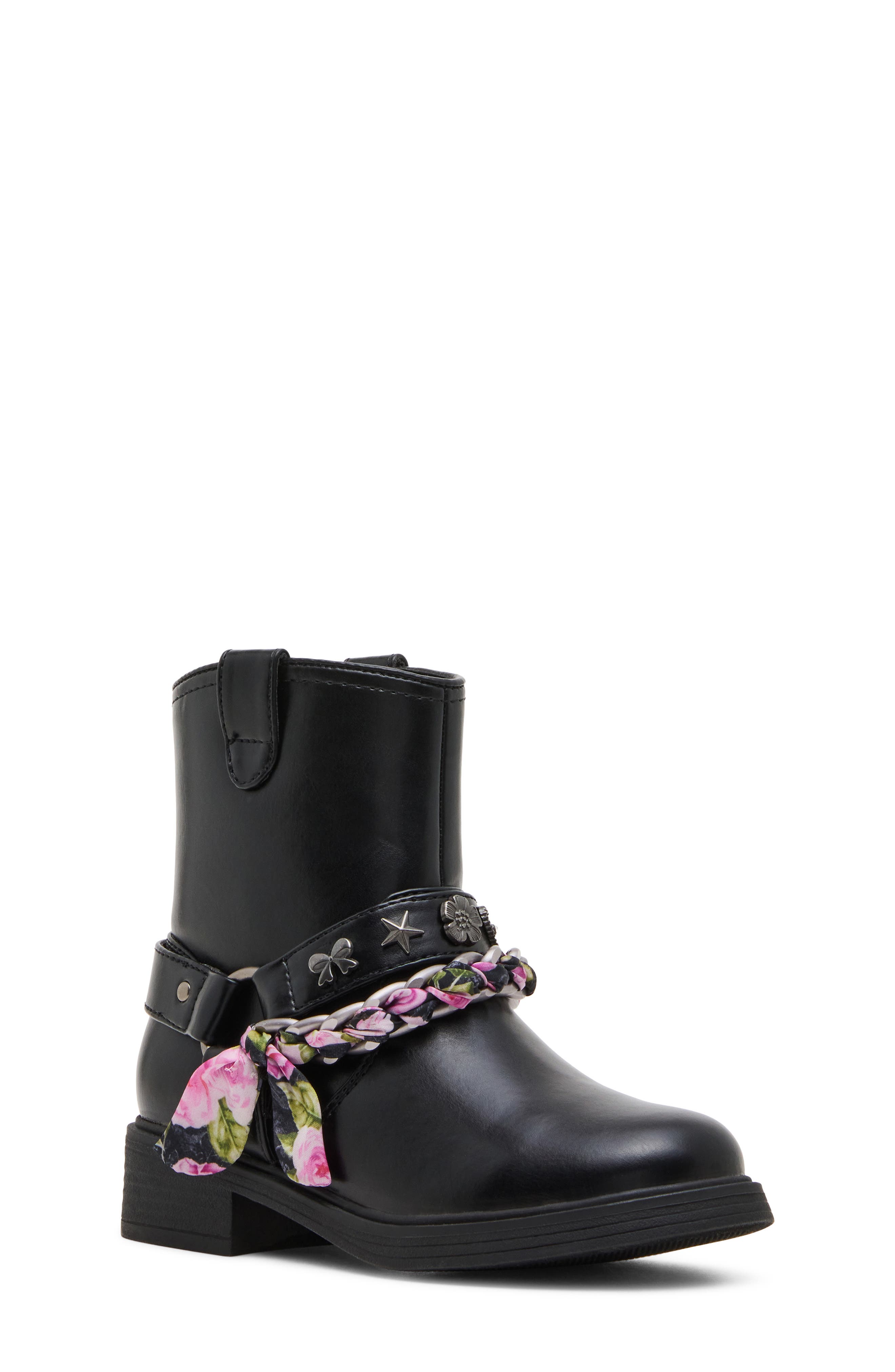 Kids' Jteal Bootie, Main, color, BLACK