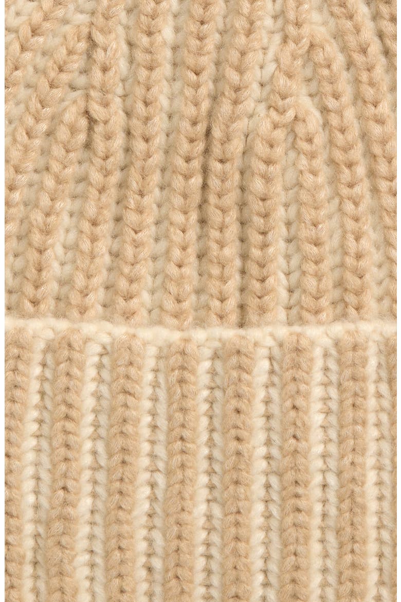 Chunky Plaited Beanie, Alternate, color, CREAM MULTI
