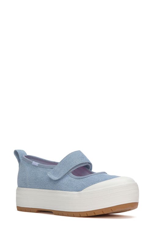 Keds Women's Mary Jane Denim Canvas Sneakers In Light Blue