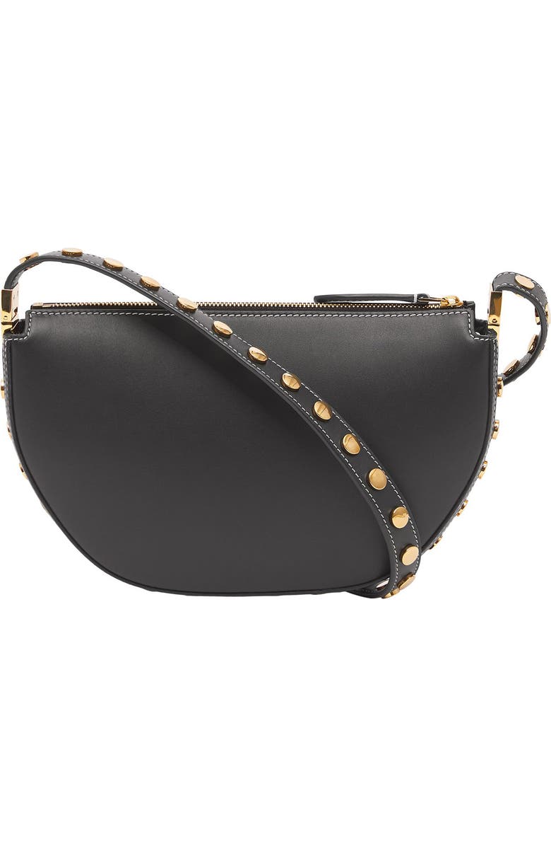 Burberry Mini Olympia Studded Leather Shoulder Bag, Alternate, color,