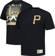 Mitchell & Ness Men's Mitchell & Ness Roberto Clemente Black Pittsburgh Pirates Legends Collection Vintage Logo T-Shirt