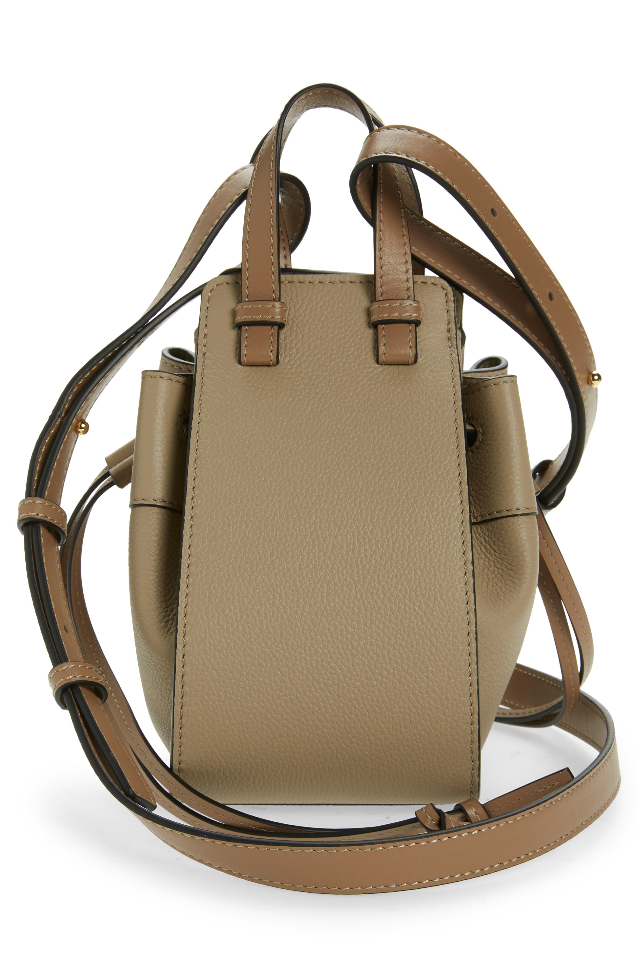 Loewe Mini Hammock Calfskin Leather Hobo Bag, Alternate, color, 