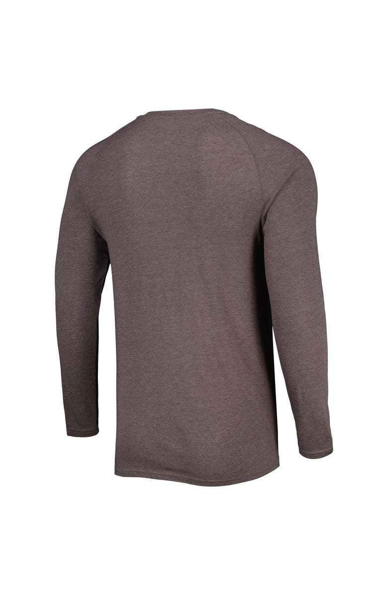 CONCEPTS SPORT Men's Concepts Sport Brown San Diego Padres Inertia Raglan Long Sleeve Henley T-Shirt, Alternate, color, 