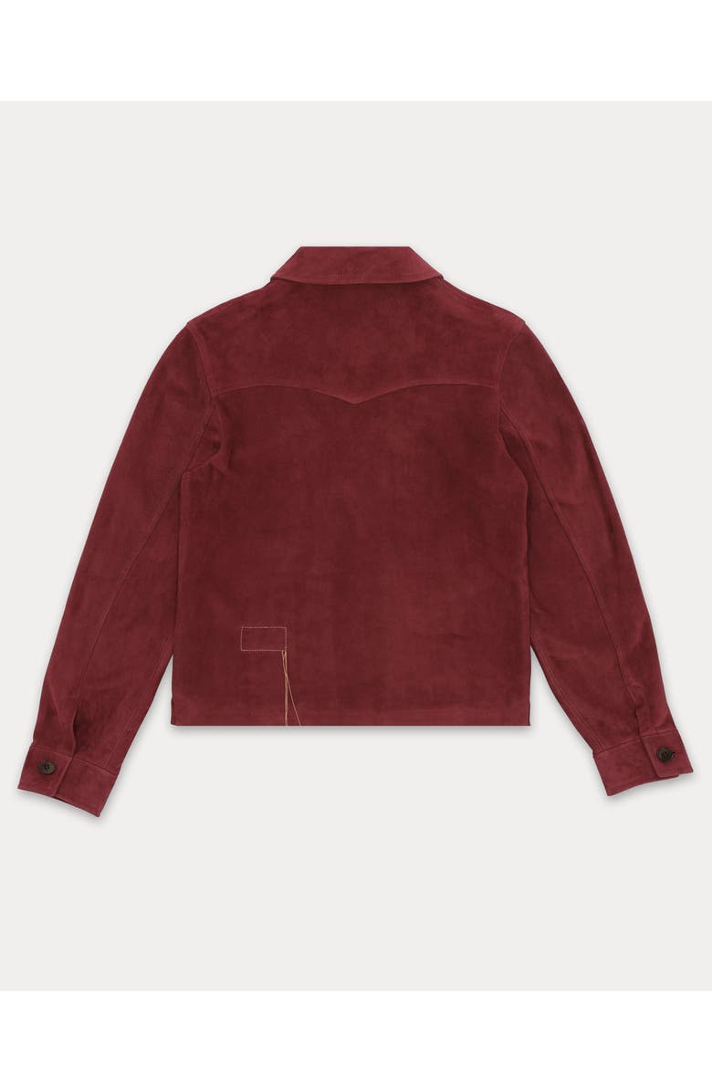 Fortela Maelle Suede Short Leather Jacket, Alternate, color, 