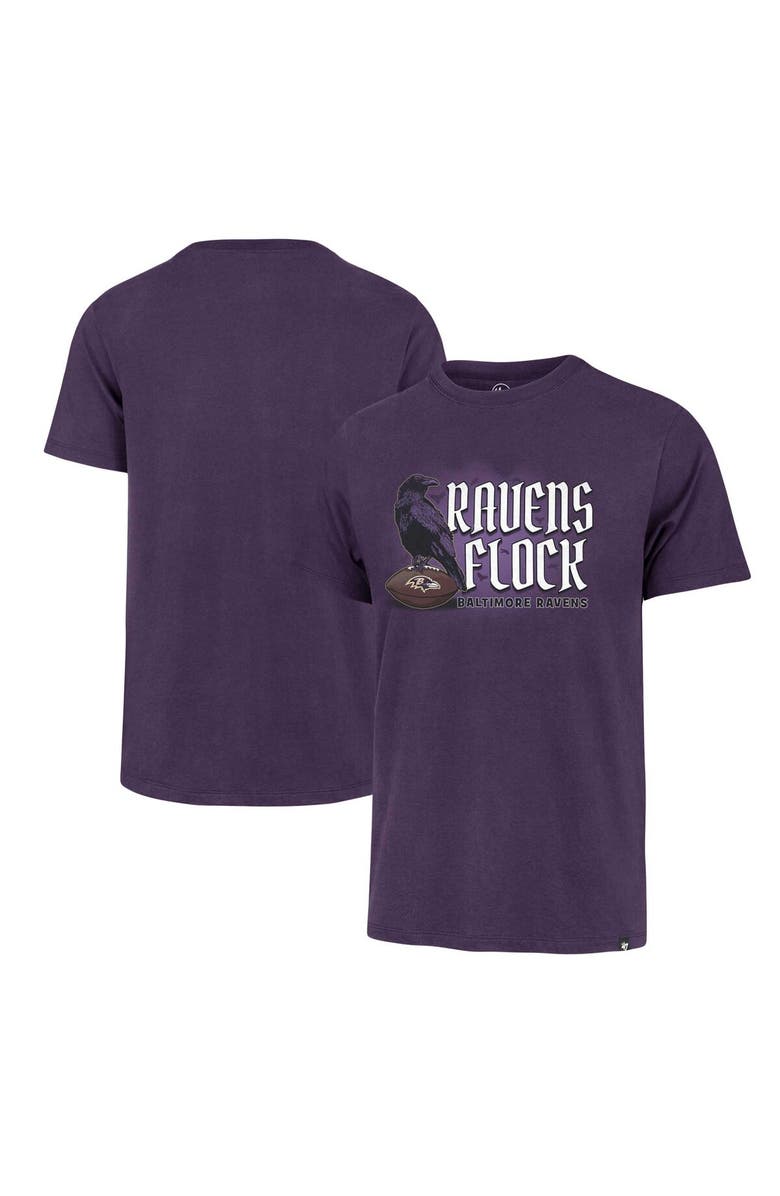 '47 Men's '47 Purple Baltimore Ravens Regional Franklin T-Shirt, Main, color, Purple