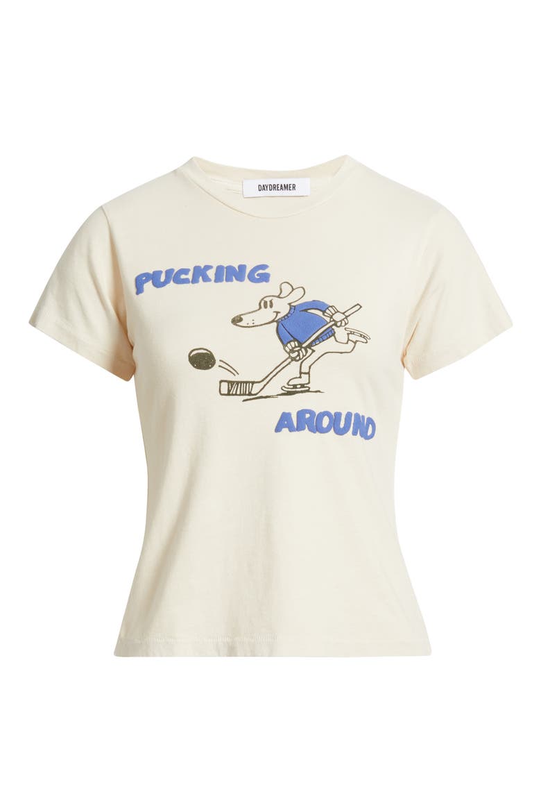 Pucking Around Cotton Graphic T-Shirt, Alternate, color, DIRTY WHITE
