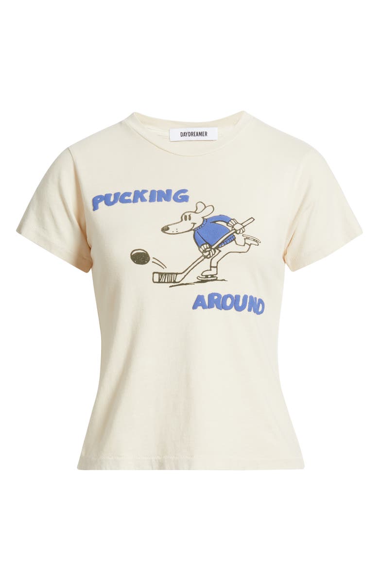 Daydreamer Pucking Around Cotton Graphic T-Shirt, Alternate, color, Dirty White