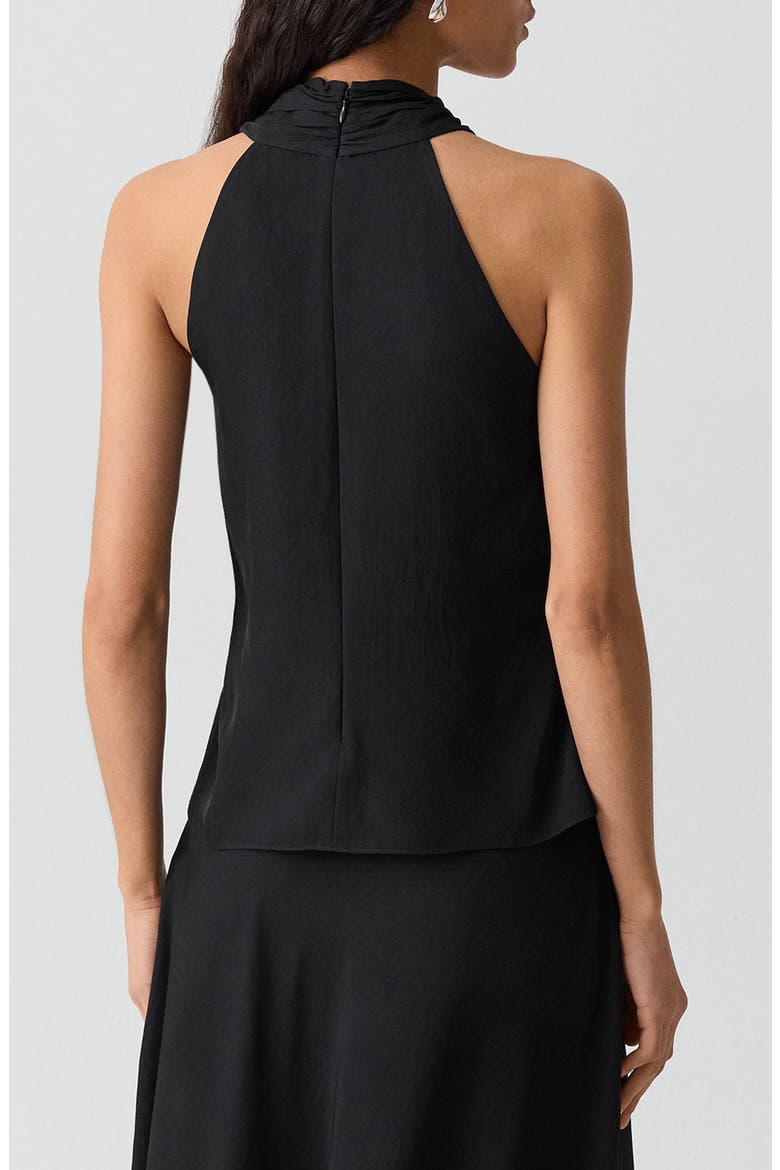 Front Twist Sleeveless Top, Alternate, color, BLACK - 001