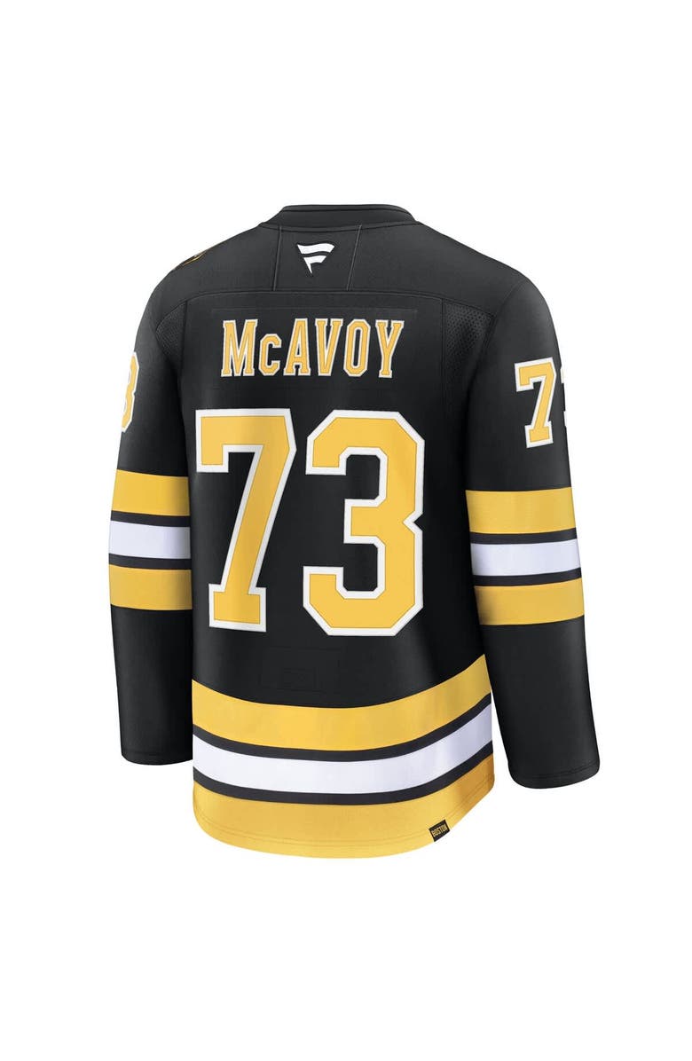 FANATICS Men's Fanatics Charlie McAvoy Black Boston Bruins Home Premium Player Jersey, Alternate, color, Black