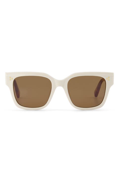 Madison 53mm Square Sunglasses
