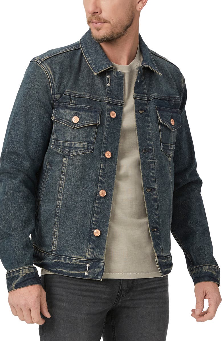 PAIGE Scout Denim Trucker Jacket, Main, color,