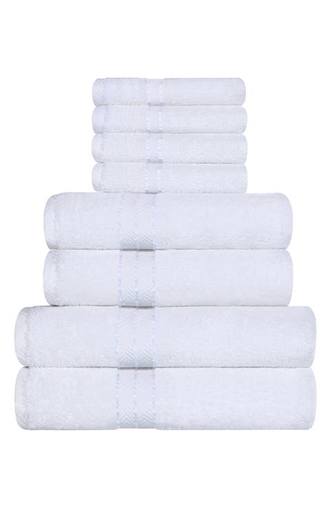 Ultraplush Turkish Cotton Hotel Collection 8-Piece Towel Set