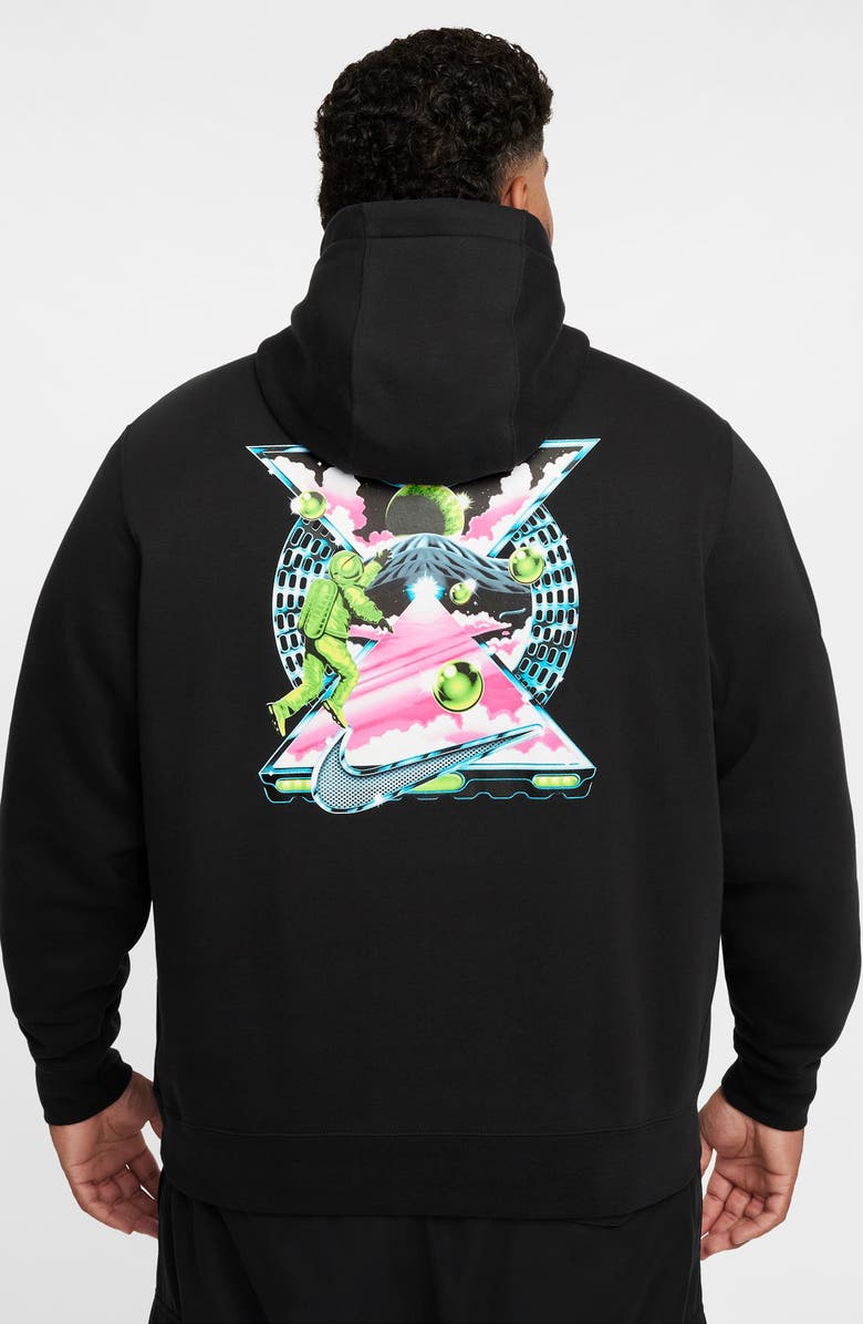 Nike Sportswear Club Brushed Fleece Hoodie, Alternate, color, 