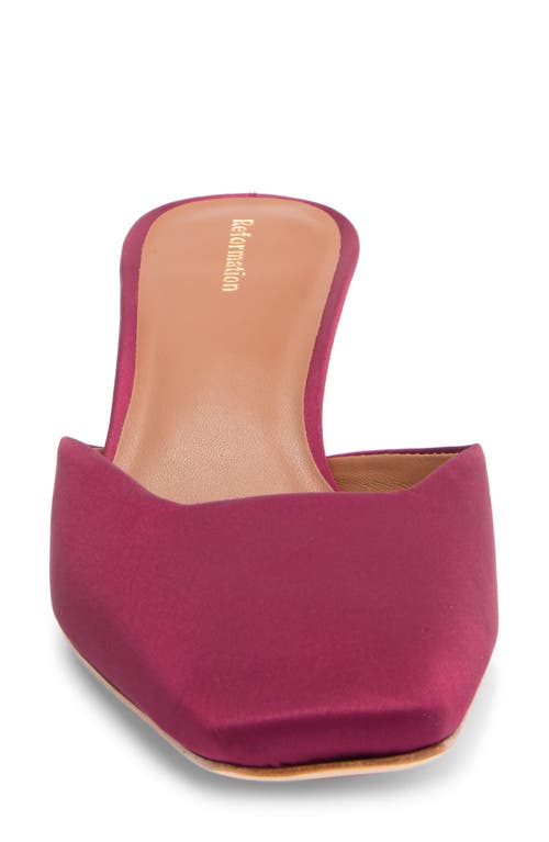 Reformation Daniela Kitten Heel Mule