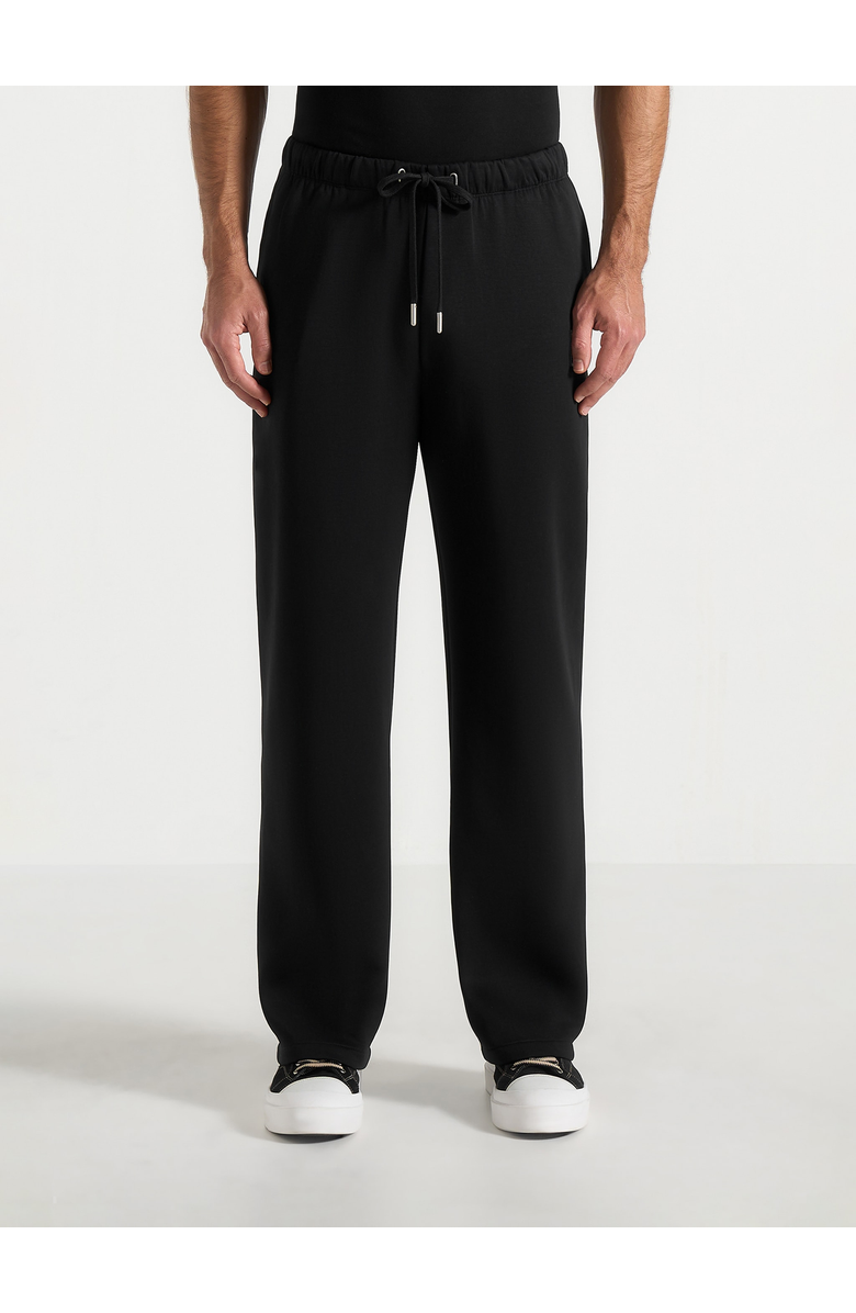 Manière De Voir Avery Unisex Neoprene Relaxed fit Sweatpants, Alternate, color, Black