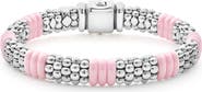 LAGOS Pink Caviar Ceramic Station Bracelet