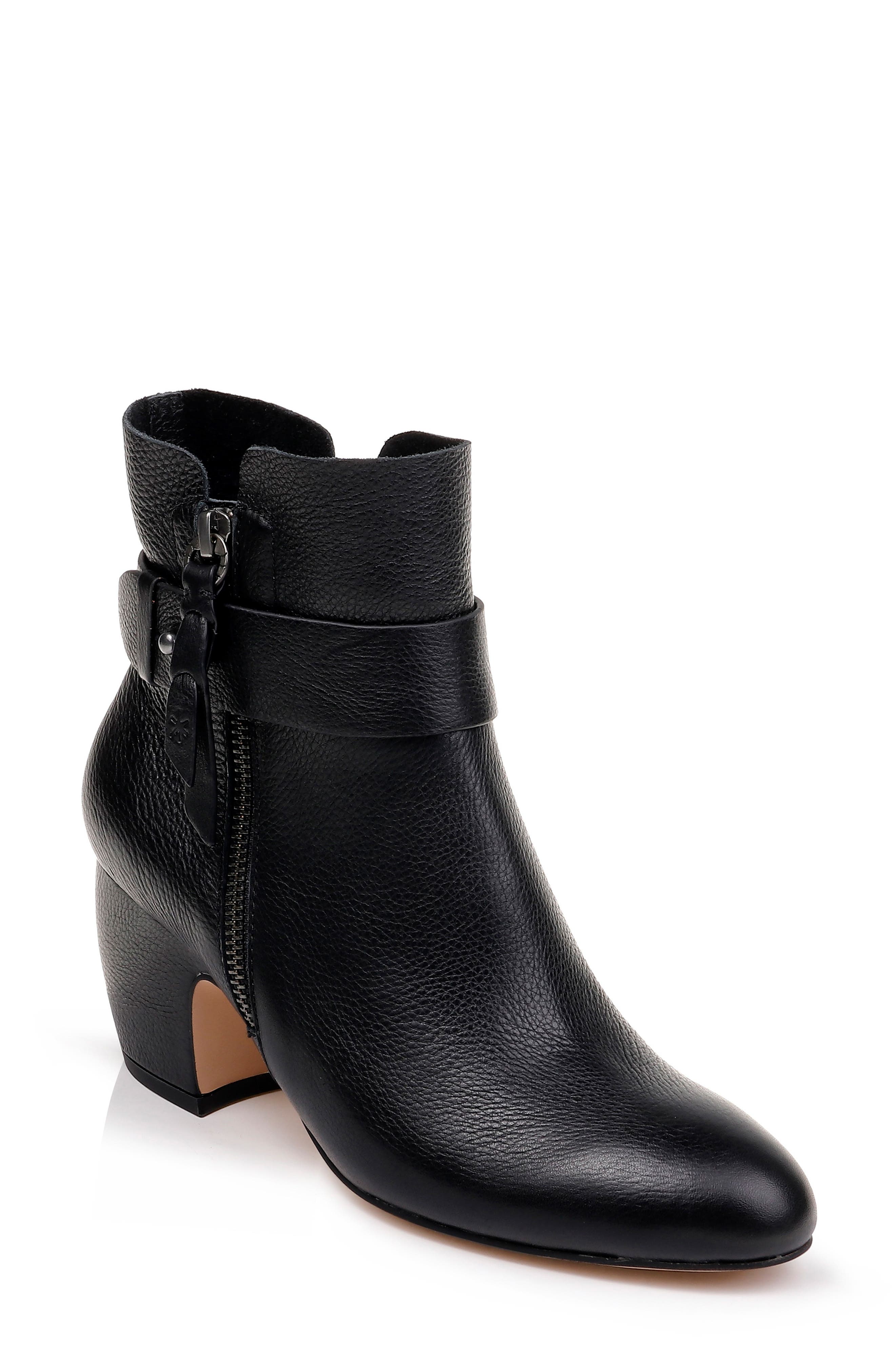 Harlee Bootie, Main, color, BLACK LEATHER