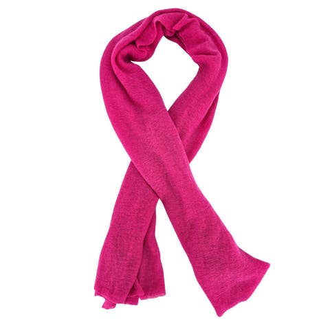 Small Cashmere Plain Scarf