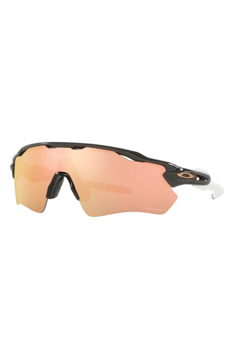 Oakley 38mm Rectangular Sunglasses, Alternate, color, Carbon/ Prizm Rose Gold