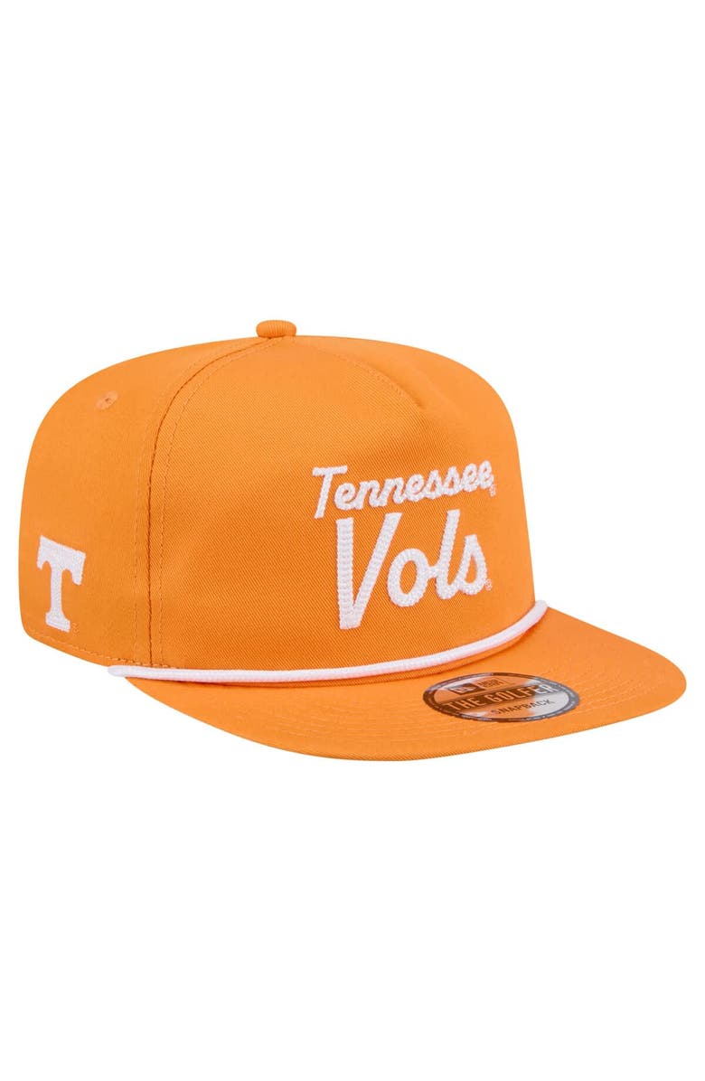 New Era Men's New Era Tennessee Orange Tennessee Volunteers Adventure Team Text Golfer Snapback Hat, Main, color,