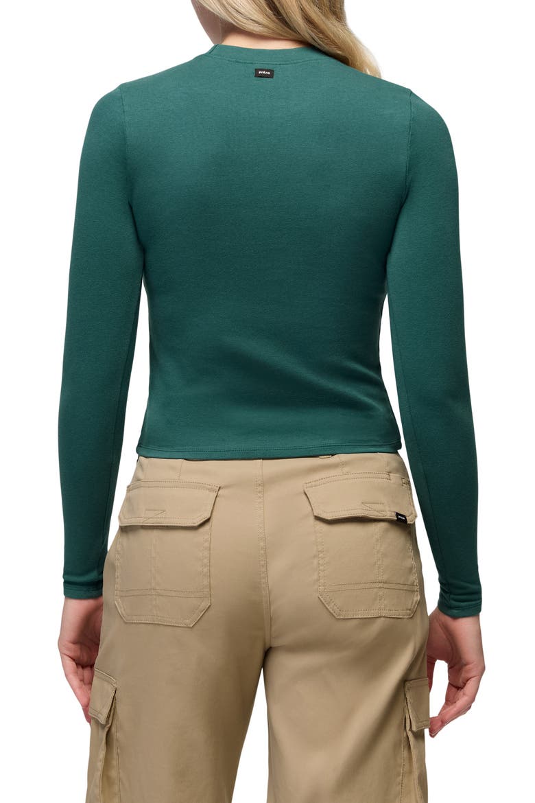 Lotus Long Sleeve Tee, Alternate, color, COAST
