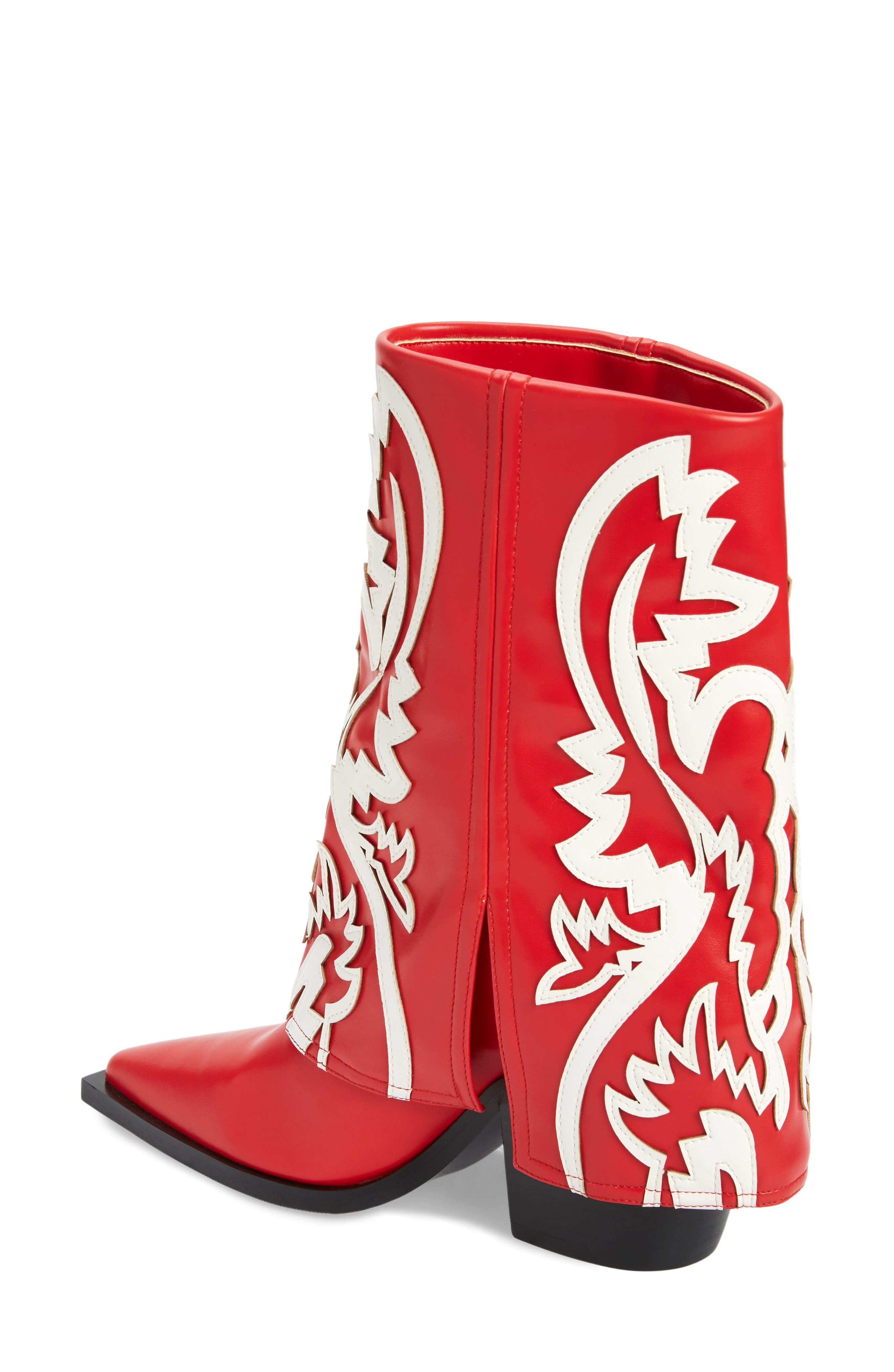 AZALEA WANG Esperanza Faux Leather Boot, Alternate, color, 