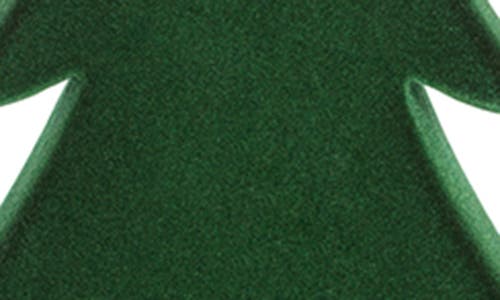 Zodax Kazuko 3-piece Set Flocked Tree Figurines In Green