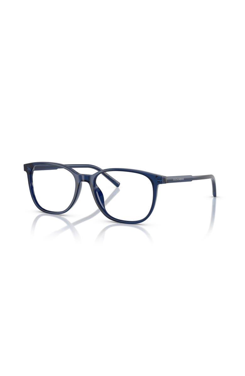 Dolce&Gabbana 51mm Rectangle optical glasses, Main, color, Blue