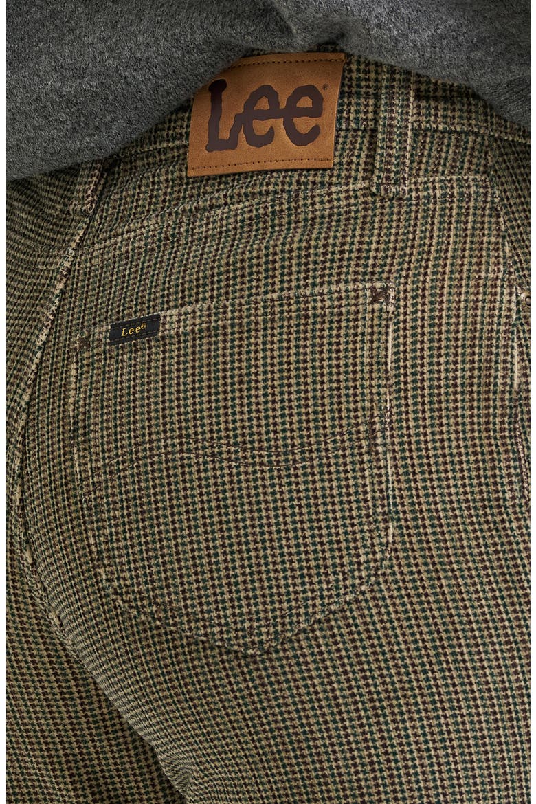 High Waist Glen Plaid Corduroy Kick Bootcut Jeans, Alternate, color, CHOCOLATE GLEN PLAID CORD