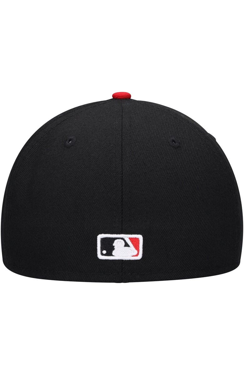 New Era Men's New Era Black/Red New York Yankees Heart Eyes 59FIFTY Fitted Hat, Alternate, color,