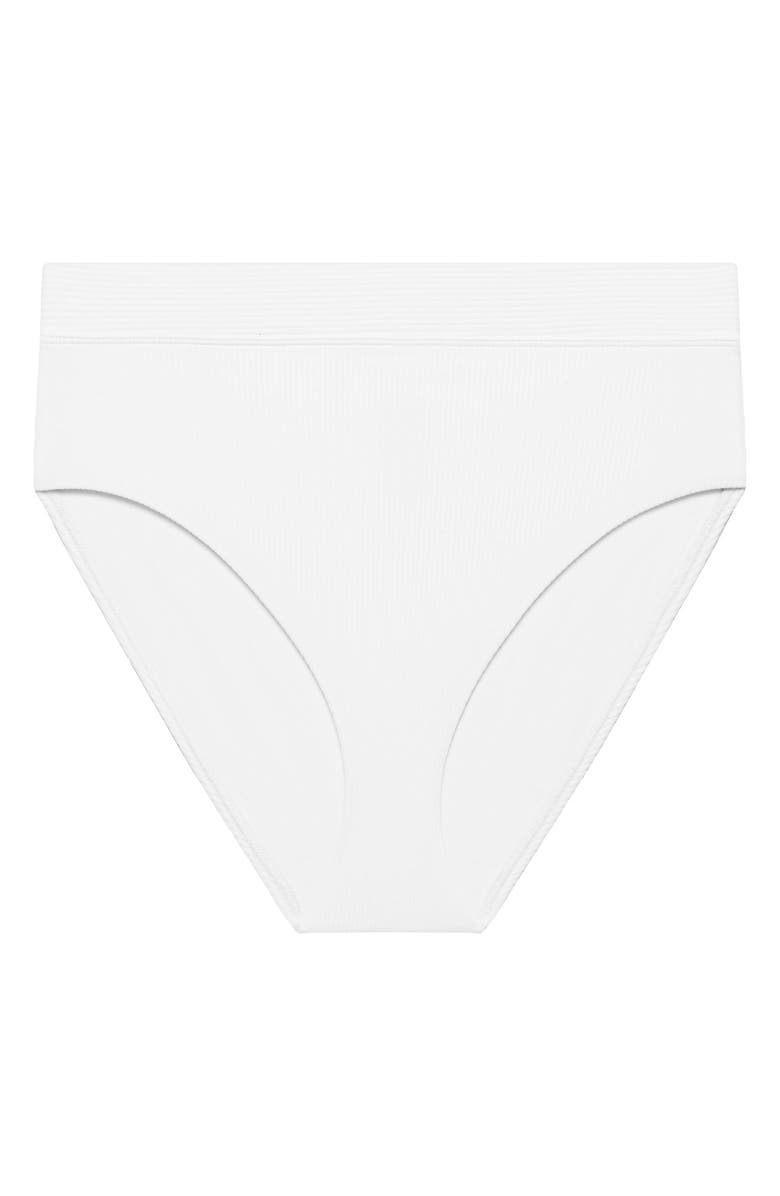 Lauren Ralph Lauren Banded High Waist Bikini Bottoms, Alternate, color, 