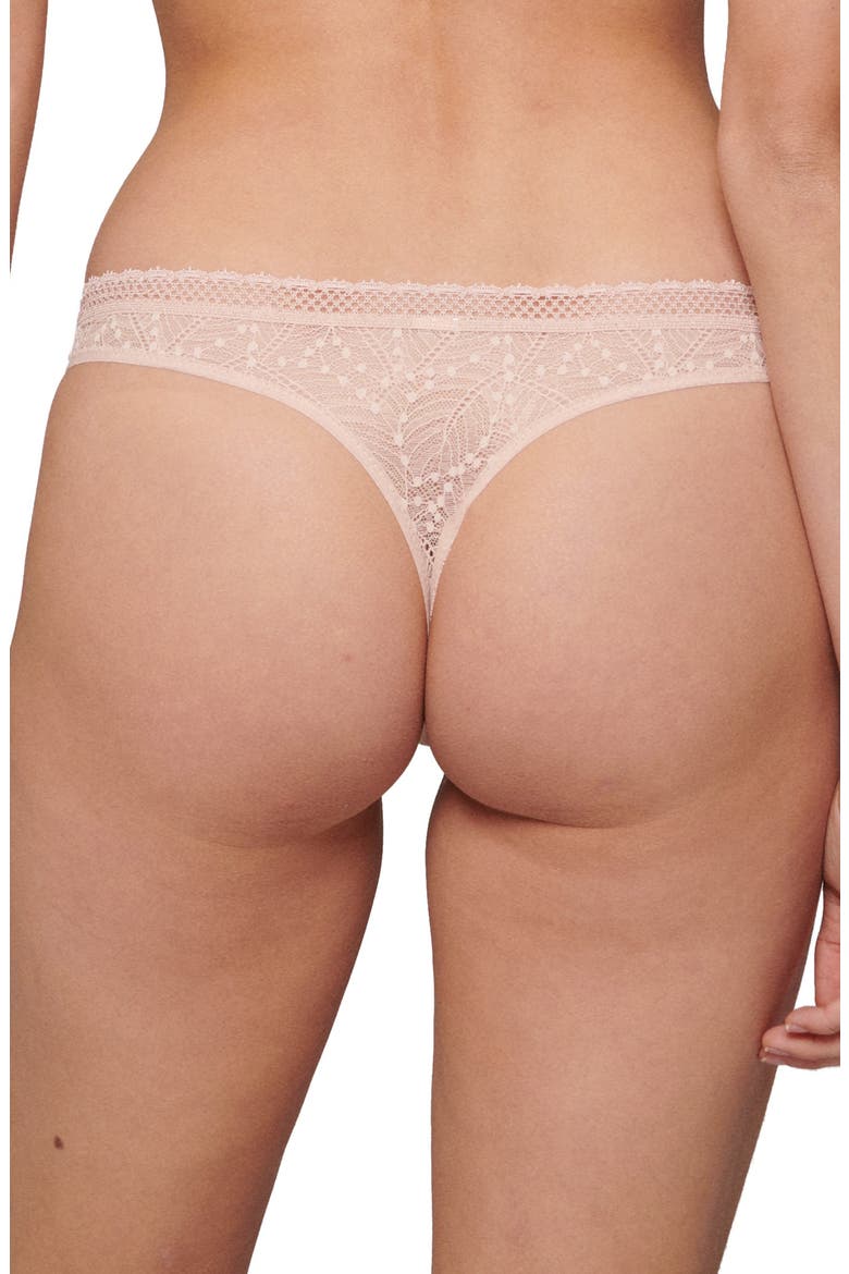 Comete Lace Tanga, Alternate, color, PINKY SAND