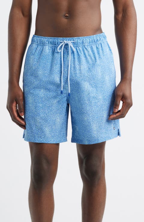 Sea Glass Seahorses Swim Trunks