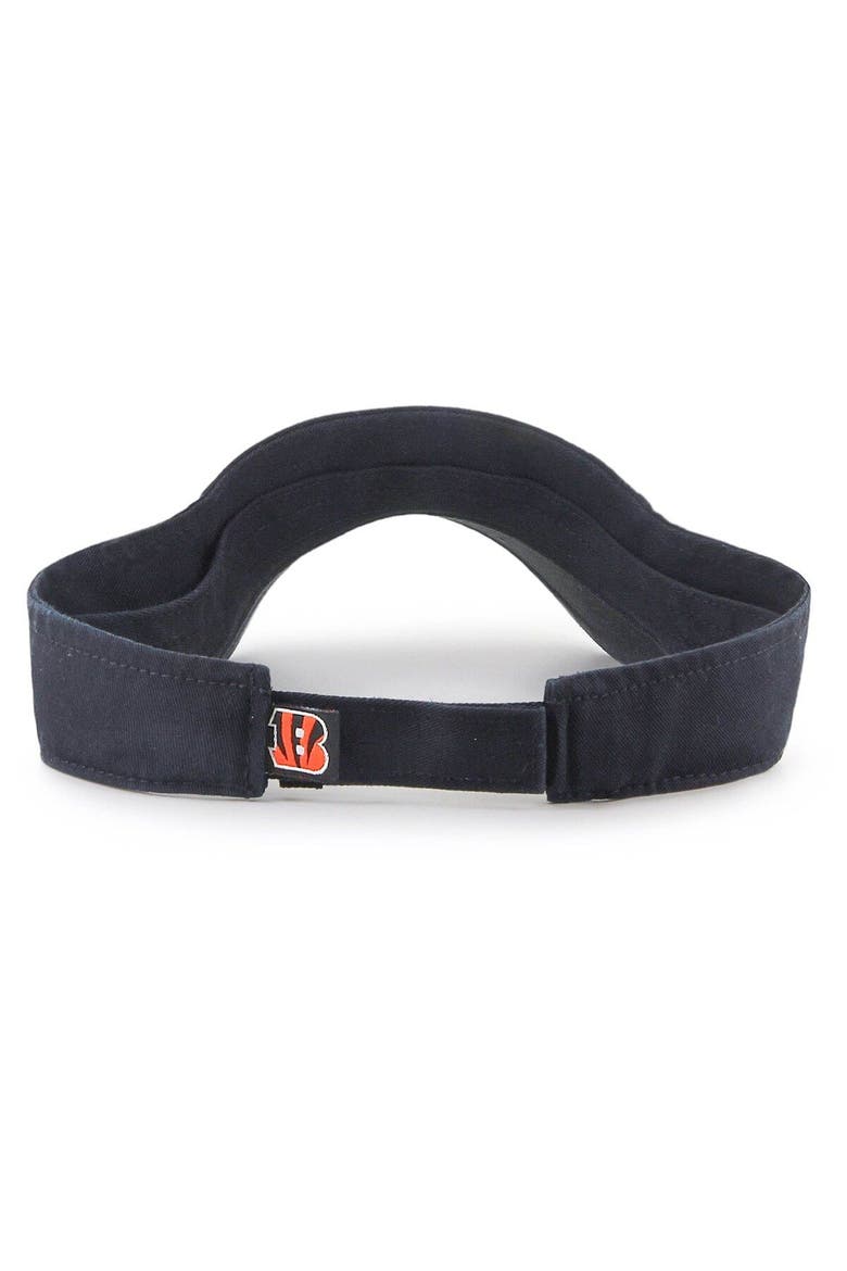 Men's '47 Black Cincinnati Bengals Clean Up Visor, Alternate, color, Black