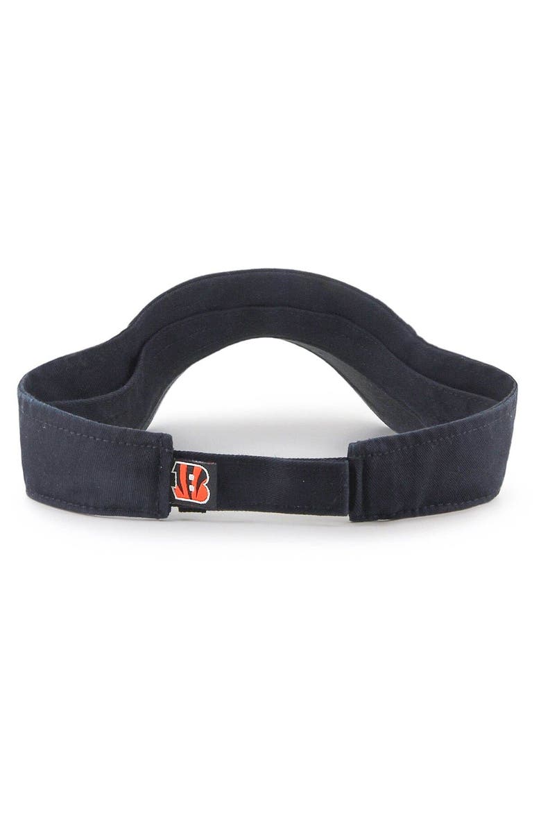 '47 Men's '47 Black Cincinnati Bengals Clean Up Visor, Alternate, color, Black