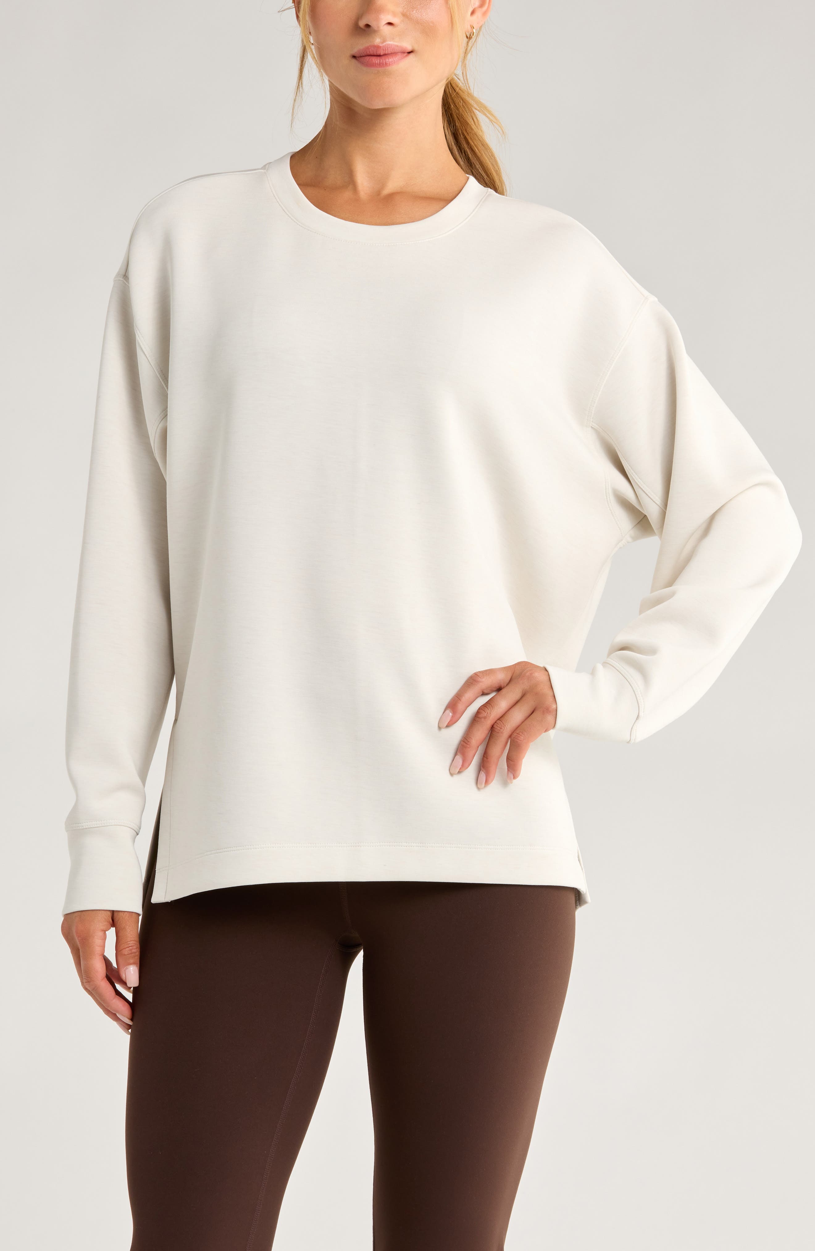 BEIGE IVORY HEATHER