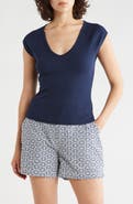 Sanctuary Raglan Sleeve V-Neck Top