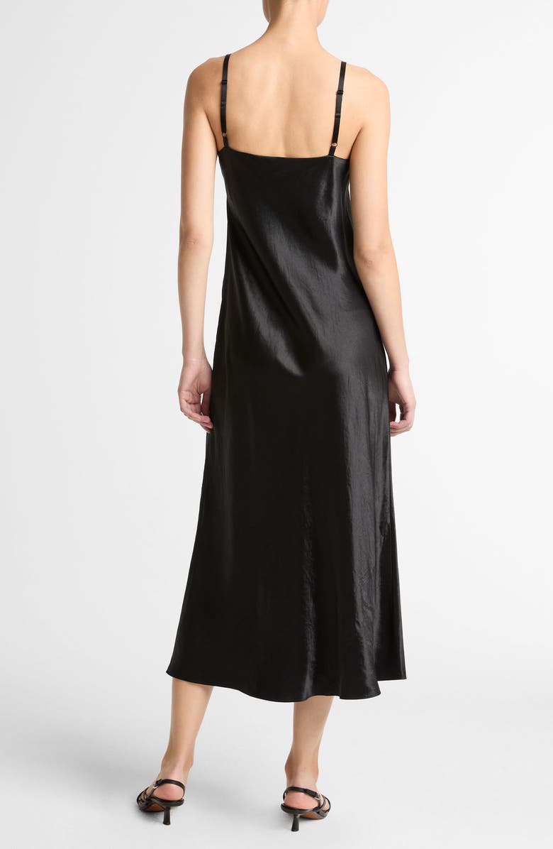 Vince Midi Satin Slipdress, Alternate, color, Black