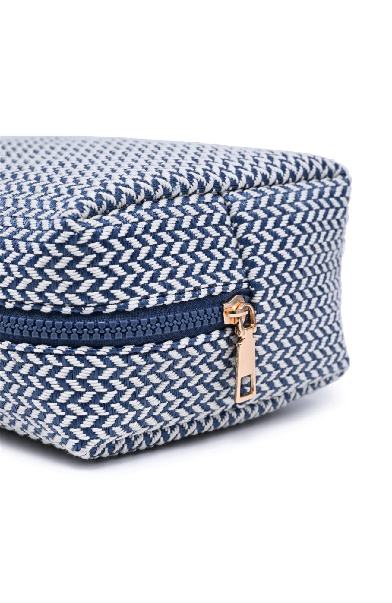 Switchback Cosmetic & Travel Organizer Pouch, Alternate, color, Navy