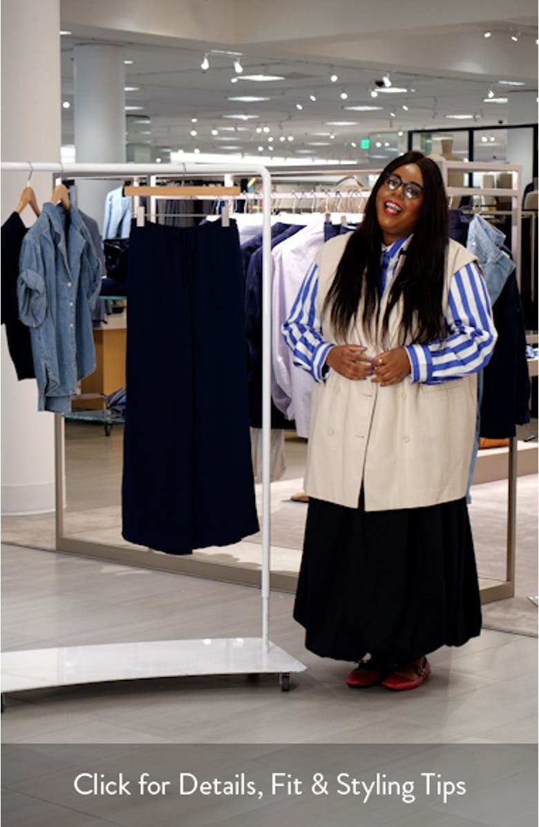 Relaxed Drawstring Waist Pants, sales video thumbnail