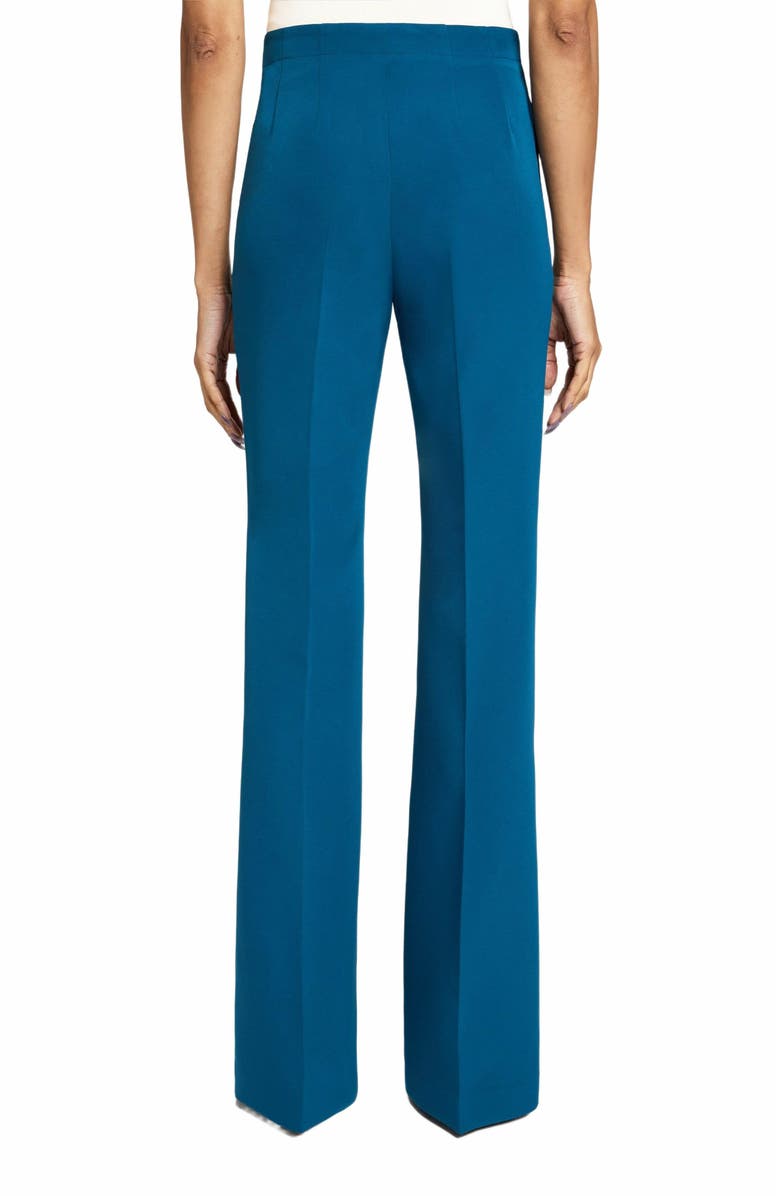 Santorelli BETH Flared Pant in Stretch Techno Crepe, Alternate, color, Aquamarine
