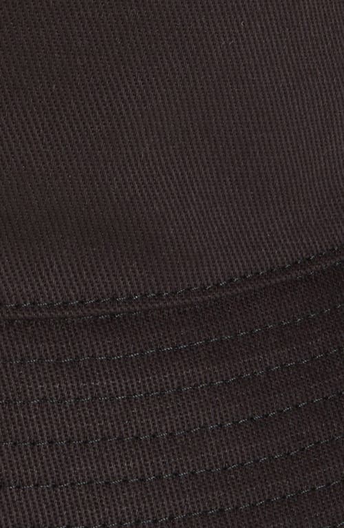 Alexander Mcqueen Logo-embroidered Bucket Hat In Black/ivory